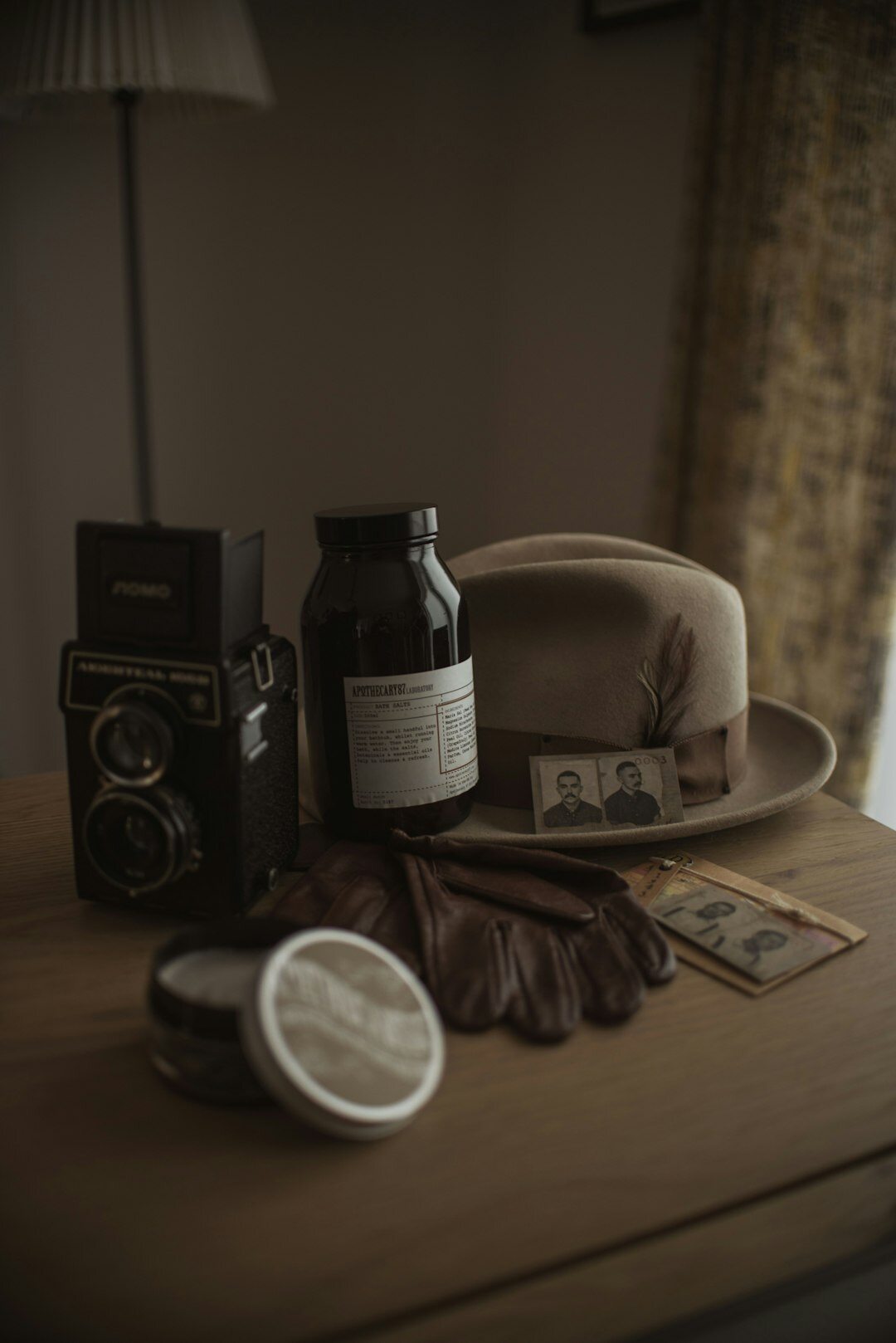 vintage detective hat